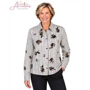 Barbara Lebek Blouse Streep 15985062 pailletten Barbara Lebek Blouse Streep 15985062 pailletten